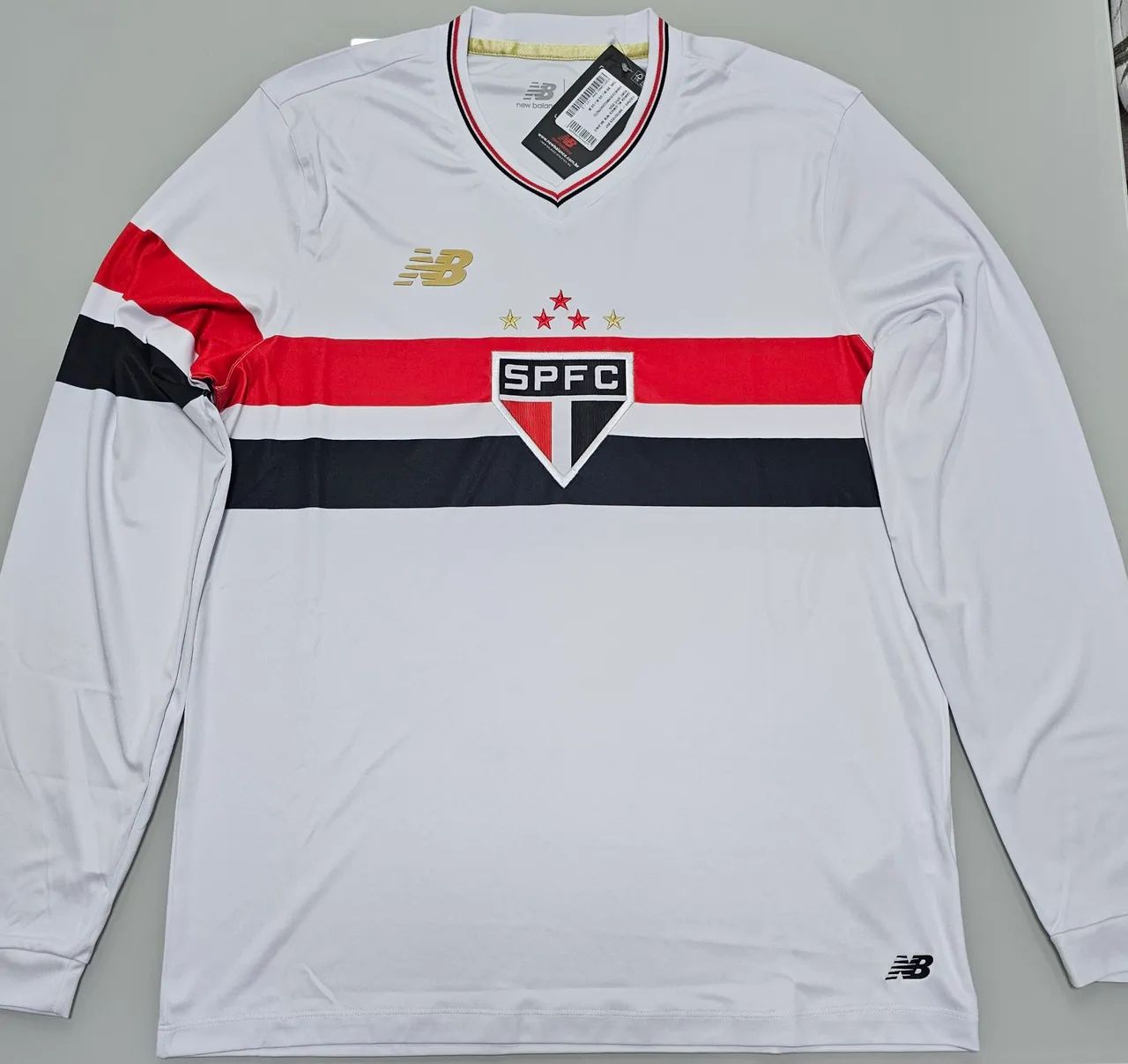 Camisa Manga Longa SPFC New Balance 25/26 100% ORIGINAL Roupas