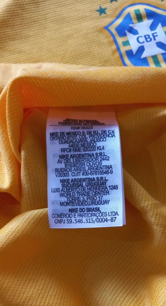 CAMISA BRASIL NIKE 2012 DE JOGO AMARELA NOVA XL FRETE GRATIS