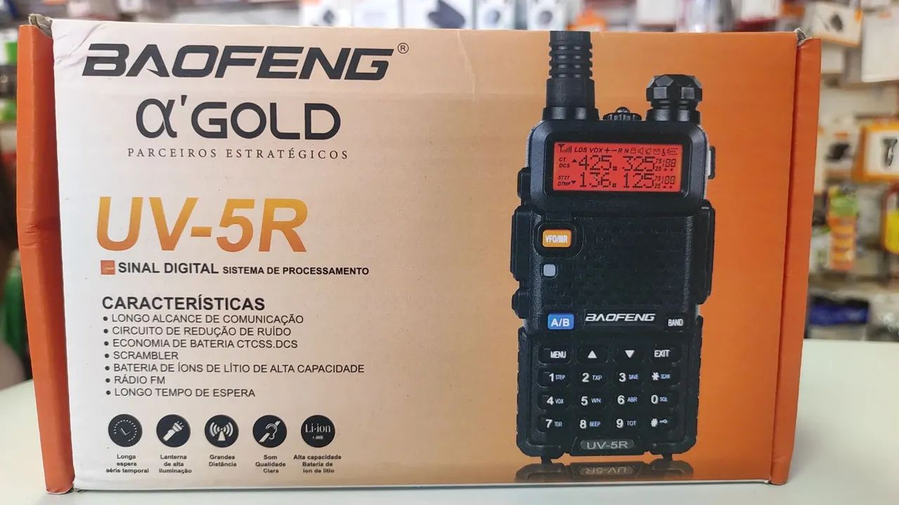 Rádio comunicador baofeng digital 