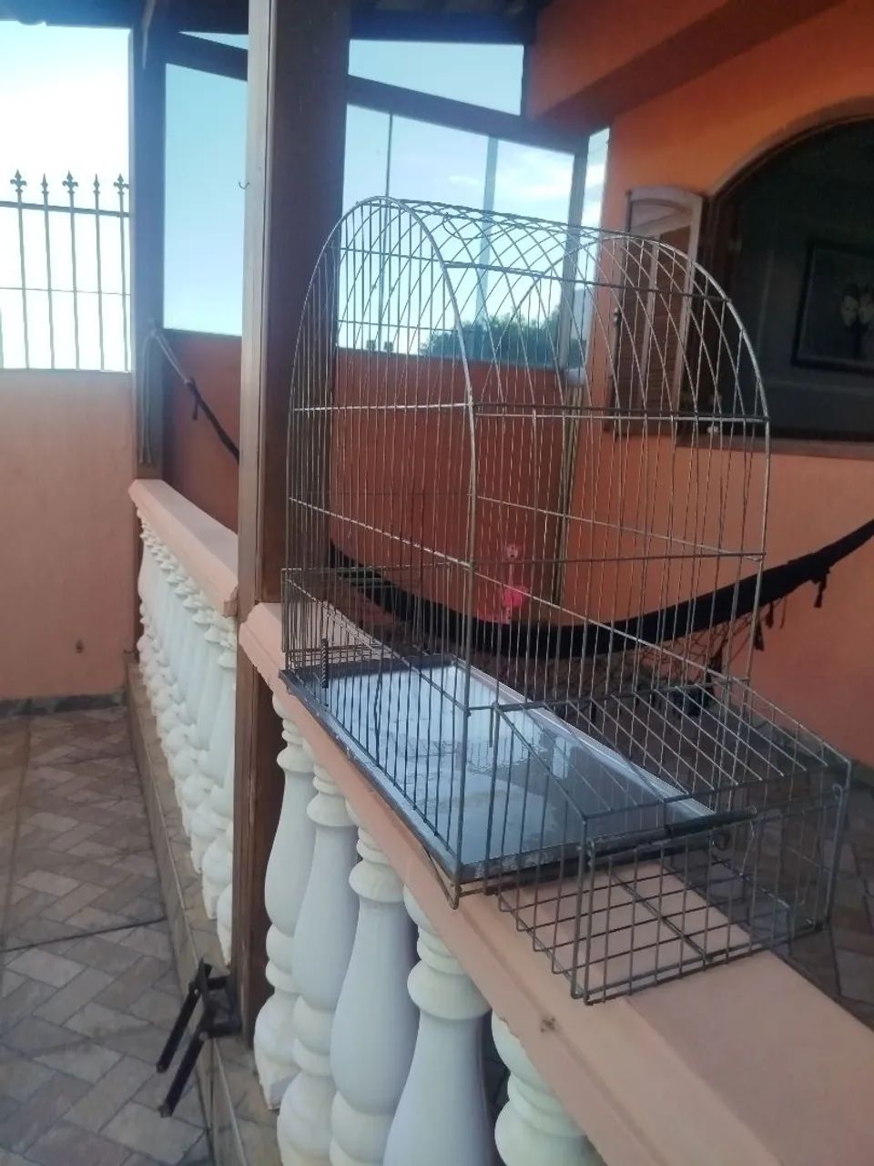 Gaiola de pássaro preto  - Foto 2