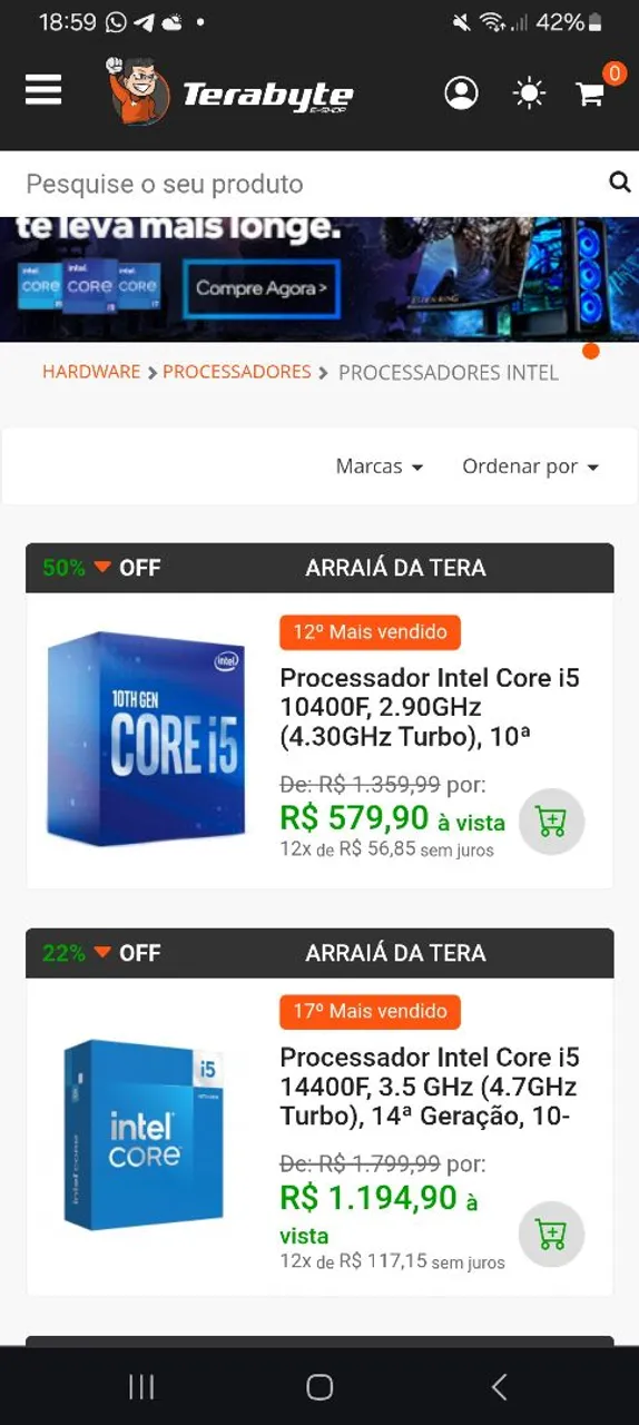 Alguém V3nd3ndo i5 10400 ou 10400f no precinho ?
