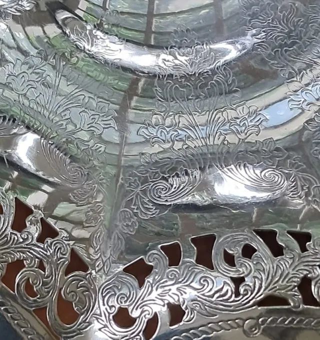 Cesto de Prata - Antiga Fruteira - Regia - Regia 90 - Foto 5