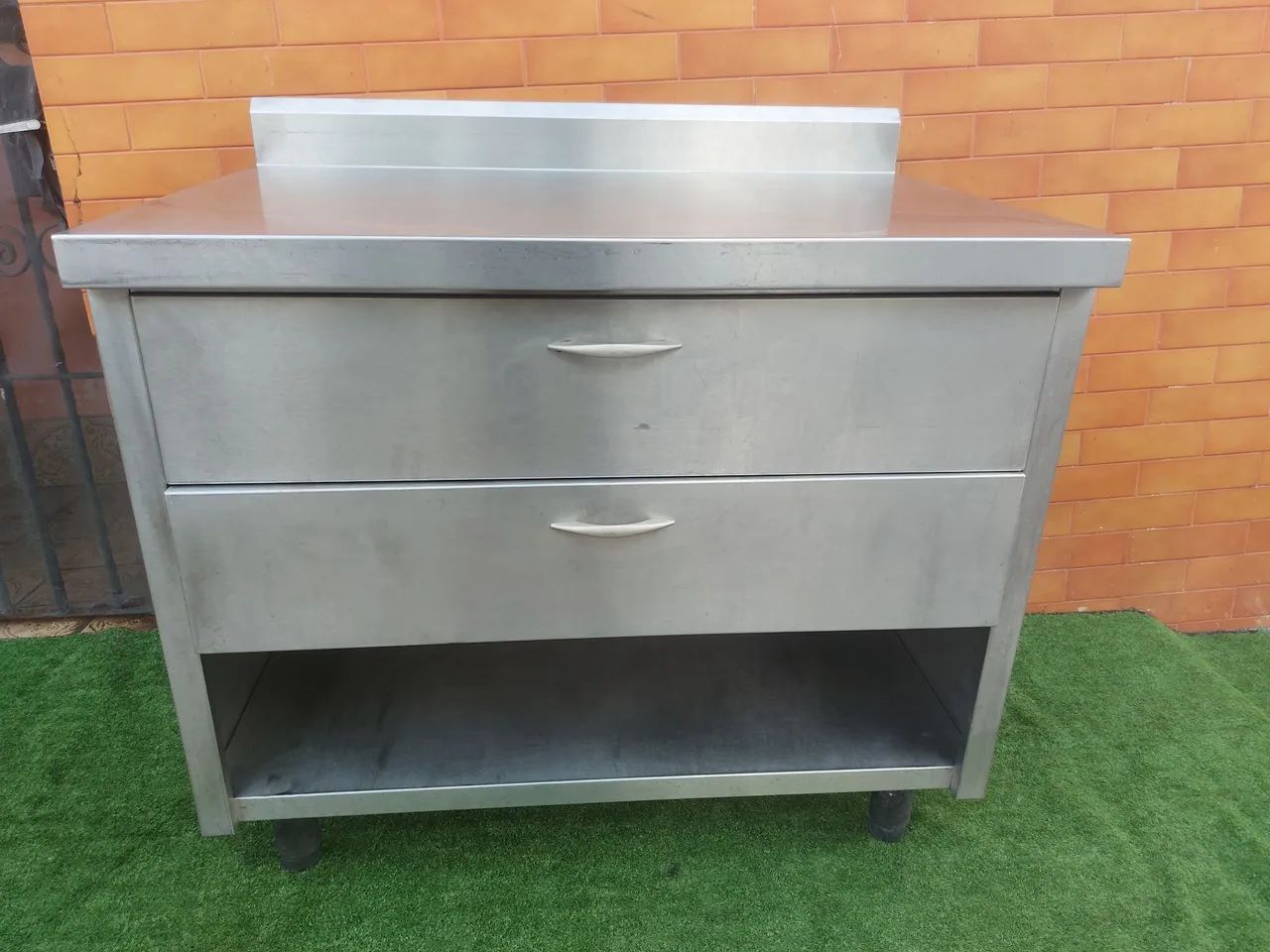 Balcão  bancada inox 2 gavetas  - Foto 2