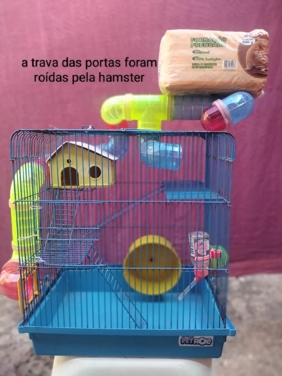 Gaiola para Hamster com Acessórios