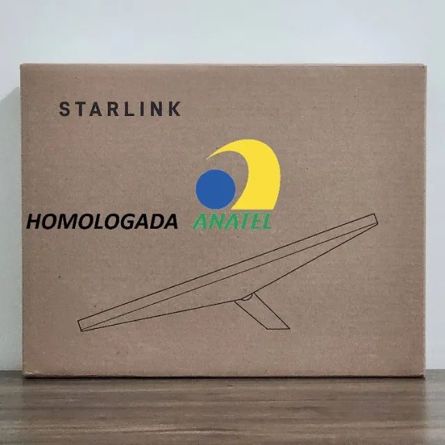 Kit Starlink Mini Antena de Internet Via Satélite - Novo, Lacrado, Nota Fiscal e Garantia