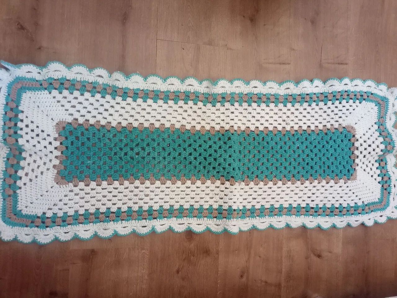  Kit 3 tapetes Tapete de Crochê Artesanal - Foto 5