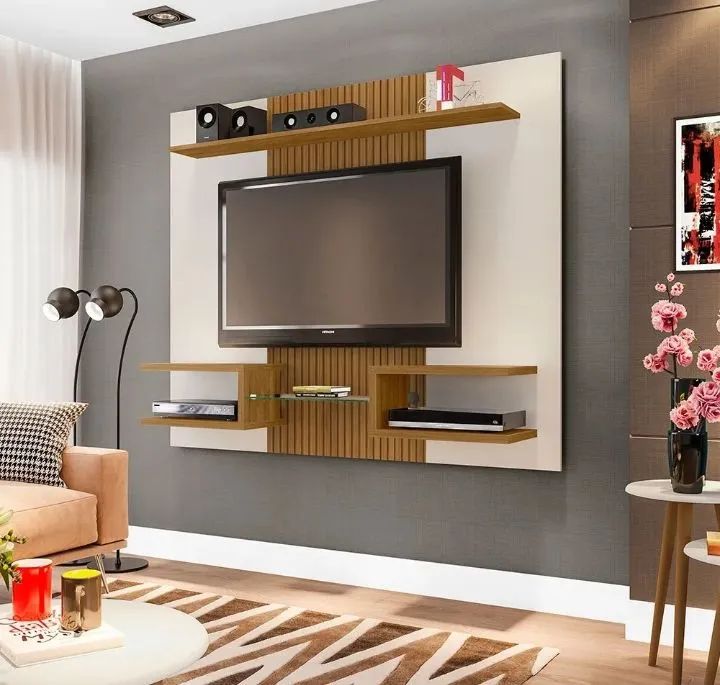 Painel off white/Cinamomo/ripado 