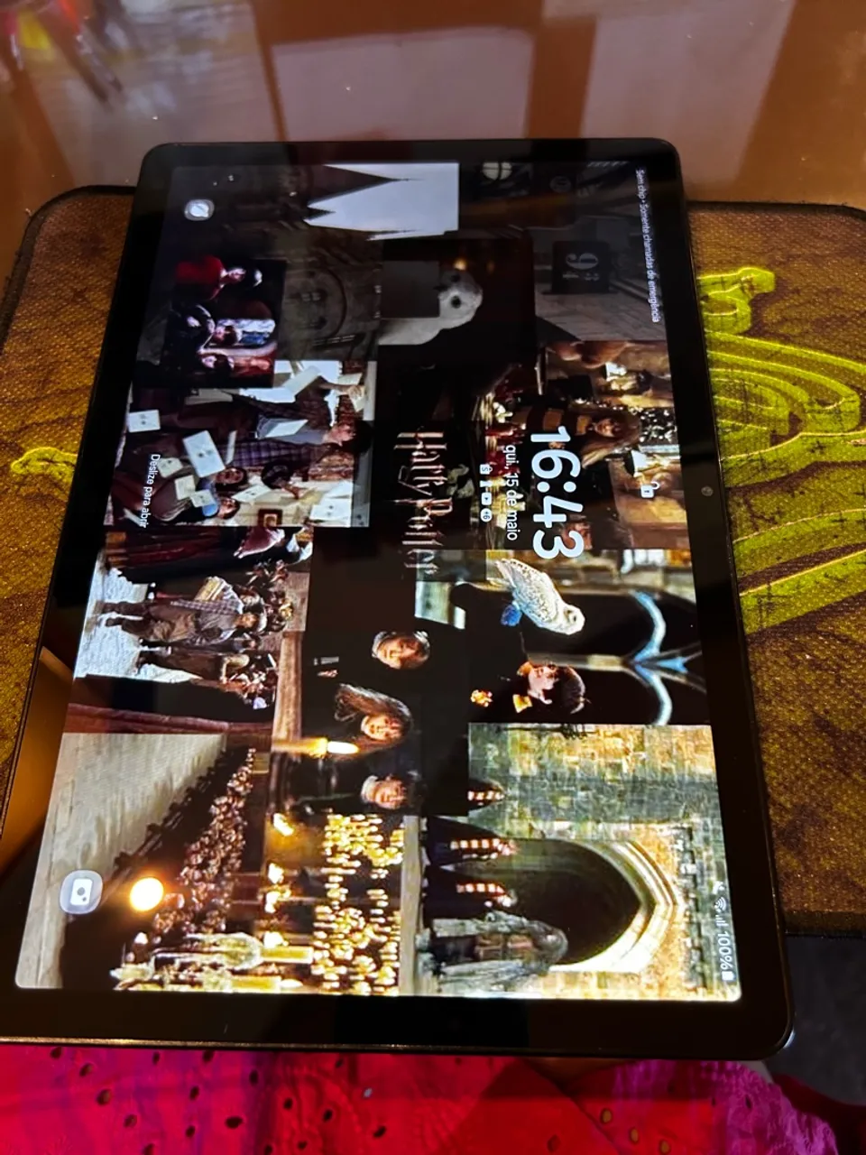 Tablet Samsung A9+ (novo, original, acompanha caixa, capinha e caneta touch)