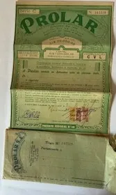 apolices antigas para colecionadores