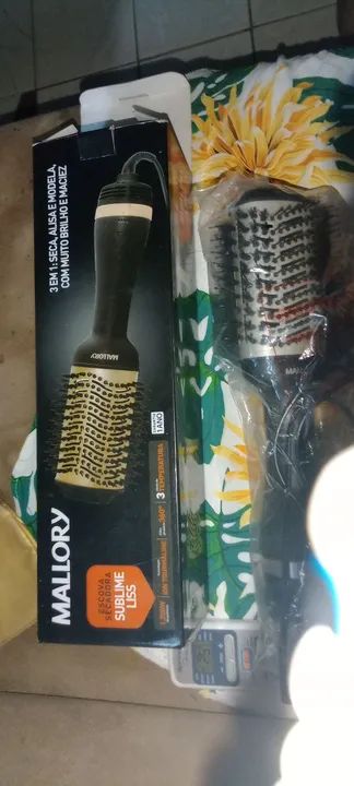 Secador de cabelo Mallory Sublime Liss 3 em 1 - Novo