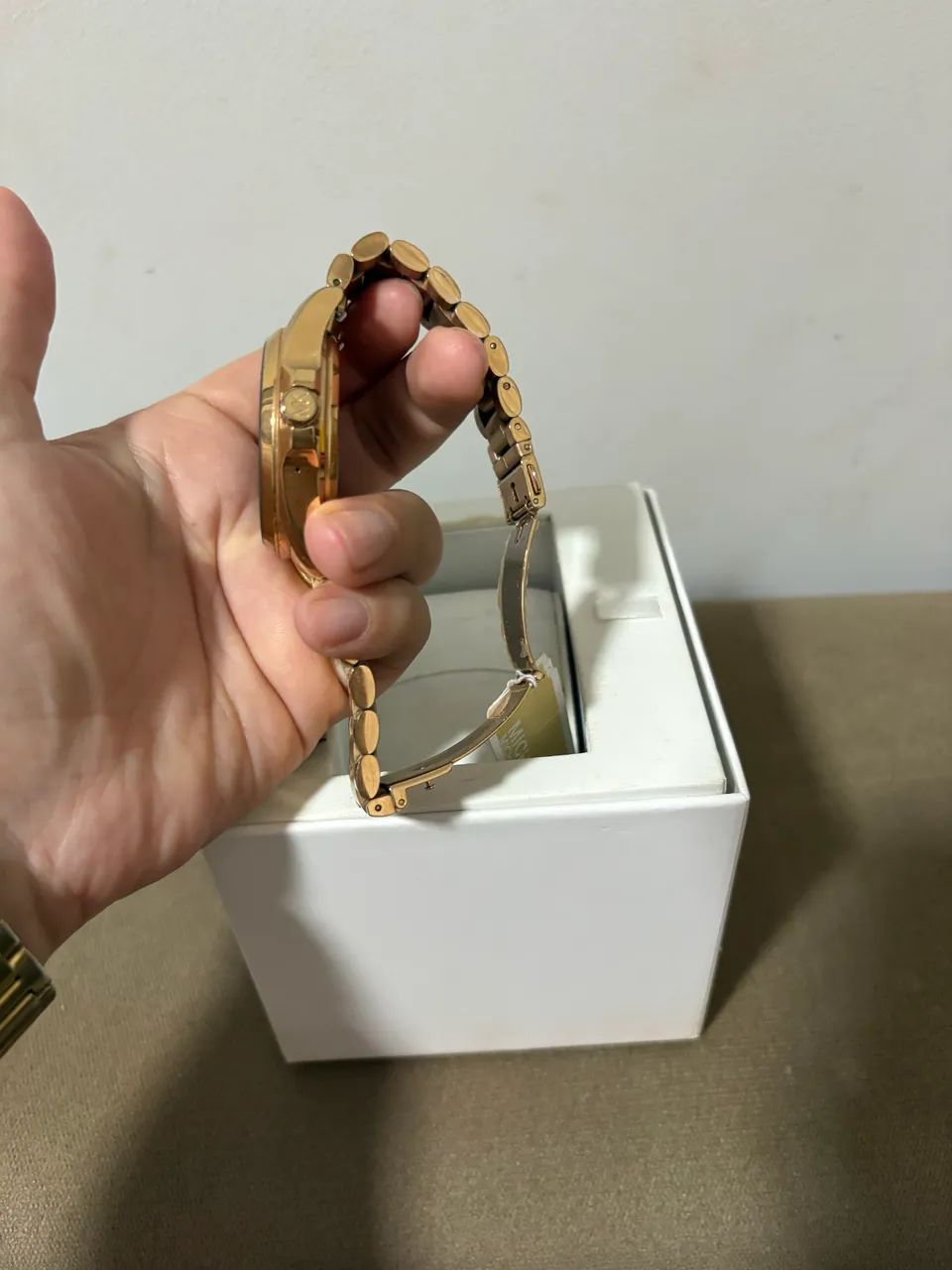 Relógio Michael Kors Acesses Dourado - Foto 4