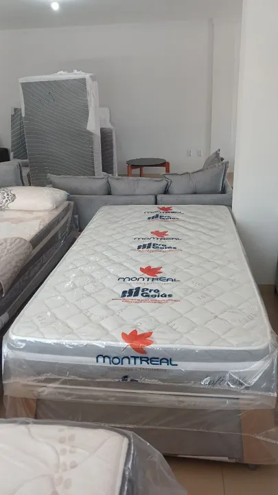 Cama Box de Casal Montreal Solteirão - NOVA