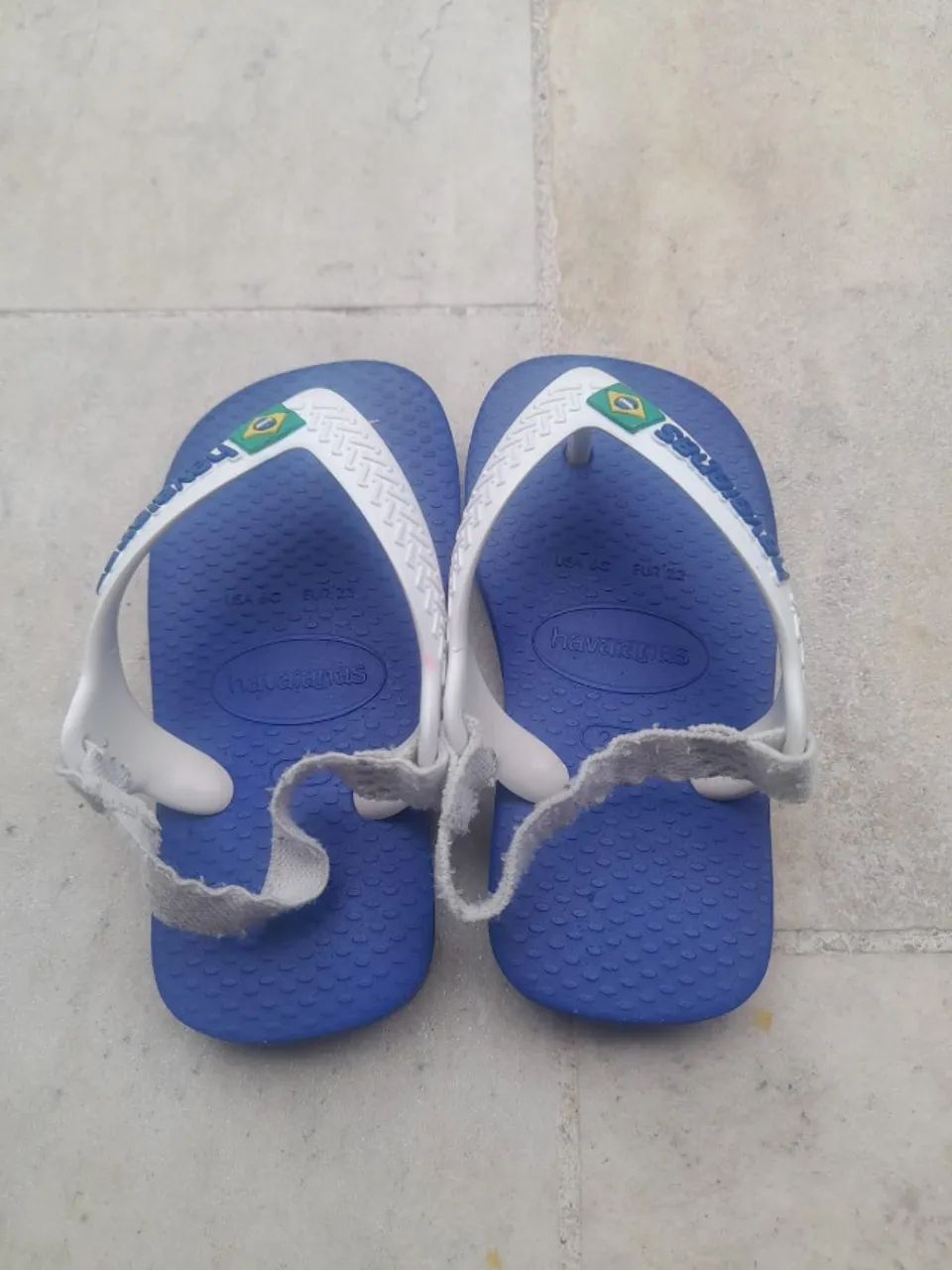 Sandália Molekinho e Chinelo (Havaianas)- Infantil - Tam 19. - Foto 5