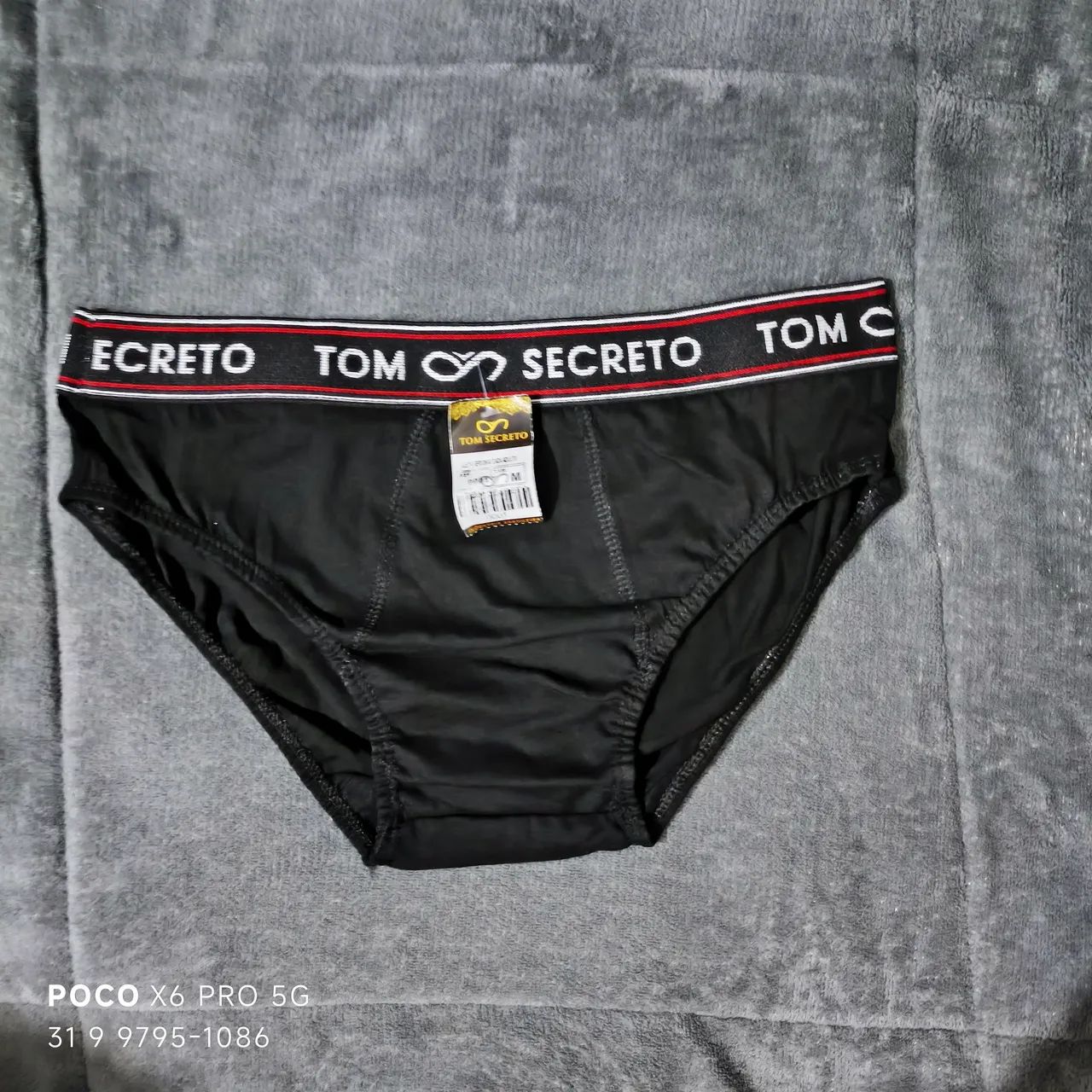 Cueca Boxer AZUL Tom Secreto - Conforto e Estilo - Foto 5