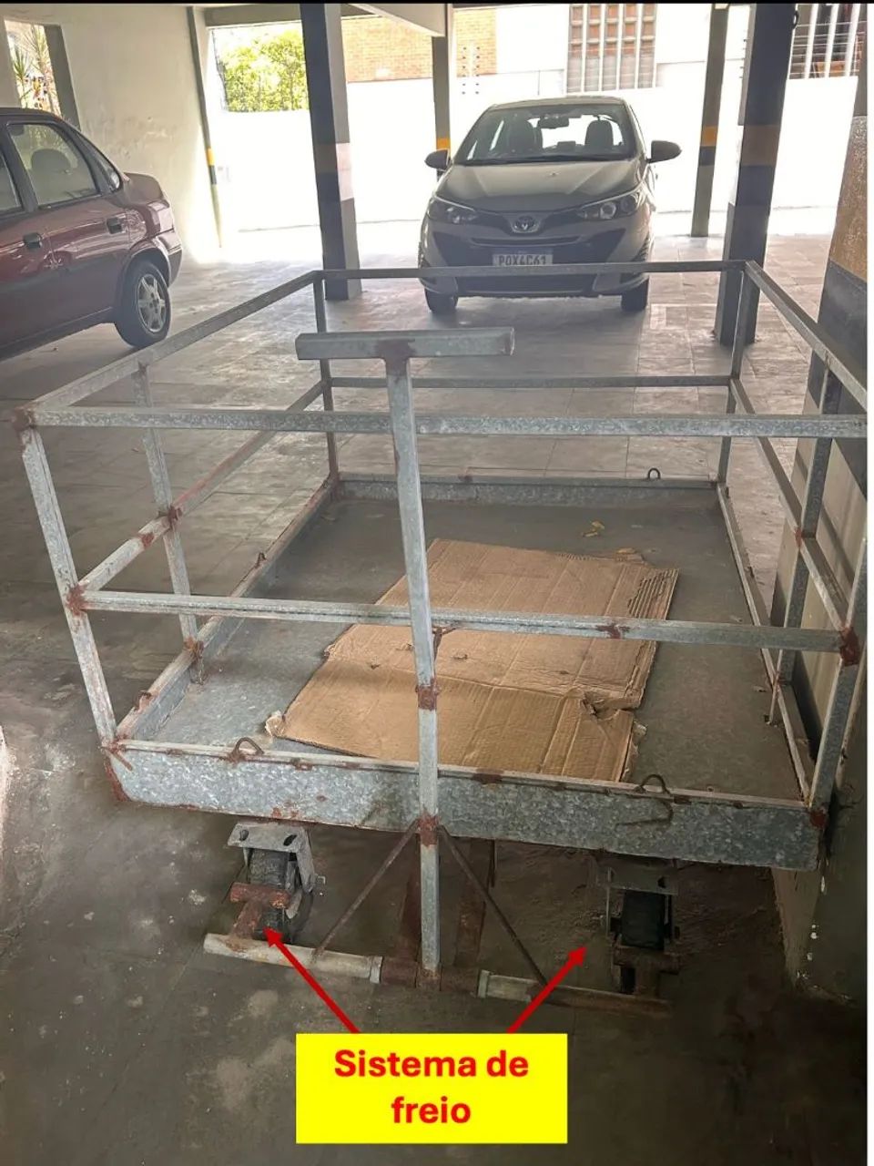 Carrinho de chapa de metal - Foto 3
