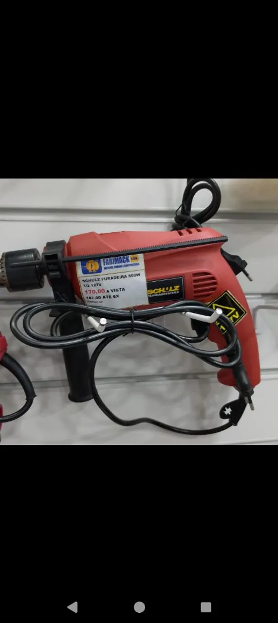 FURADEIRA DE IMPACTO 500W 127V 1/2" SKIL