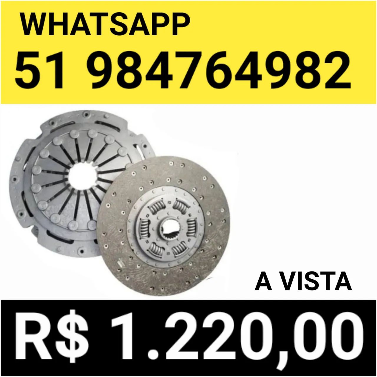 EMBREAGEM KIT PLATO E DISCO DO TRATOR VALMET 880 / 890 / 1180 / BM 85 / 100 / 110 / 120   - Foto 2