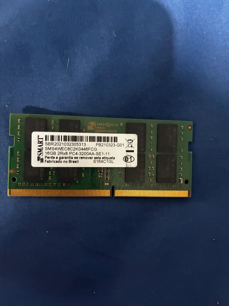 Memória ram 16gb 3200mhz notebook