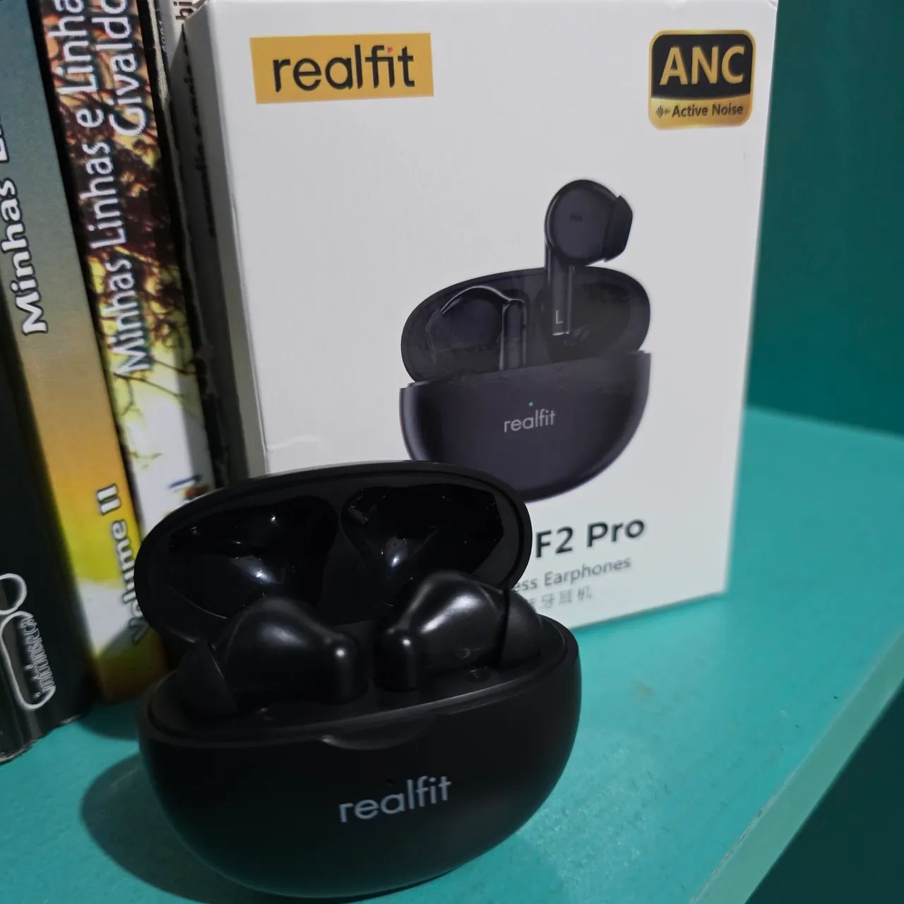 Fone de Ouvido Bluetooth Sem fio Realfit F2 Pro - True Wireless - ESTADO DE NOVO - Foto 2