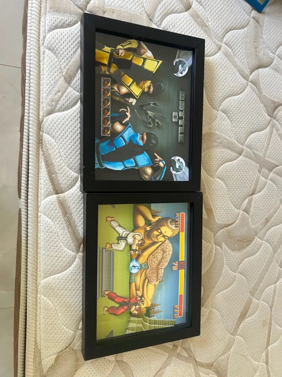 Quadros Street Fighter - Ryu vs Ken e MK  - Foto 3