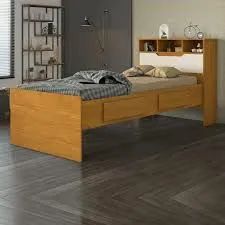 Cama com bau solteiro ravena levo hoje