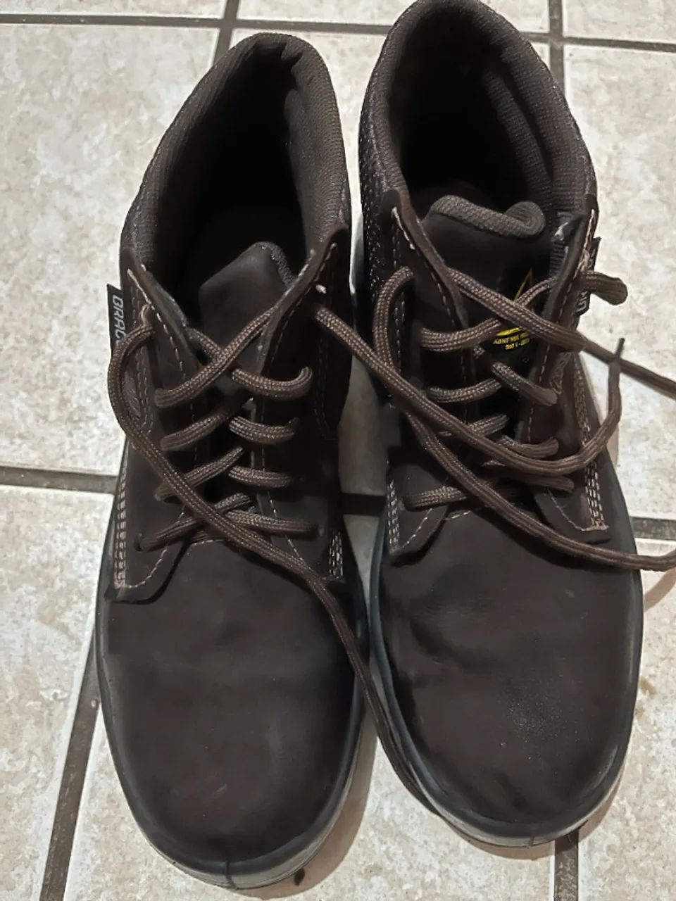 Bota de couro EPI - Cor Café - Foto 2