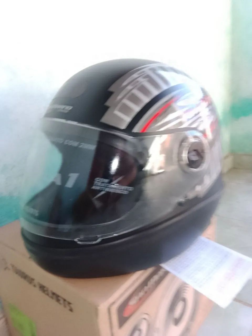 Capacete San Marino tamanho 58 - Foto 2