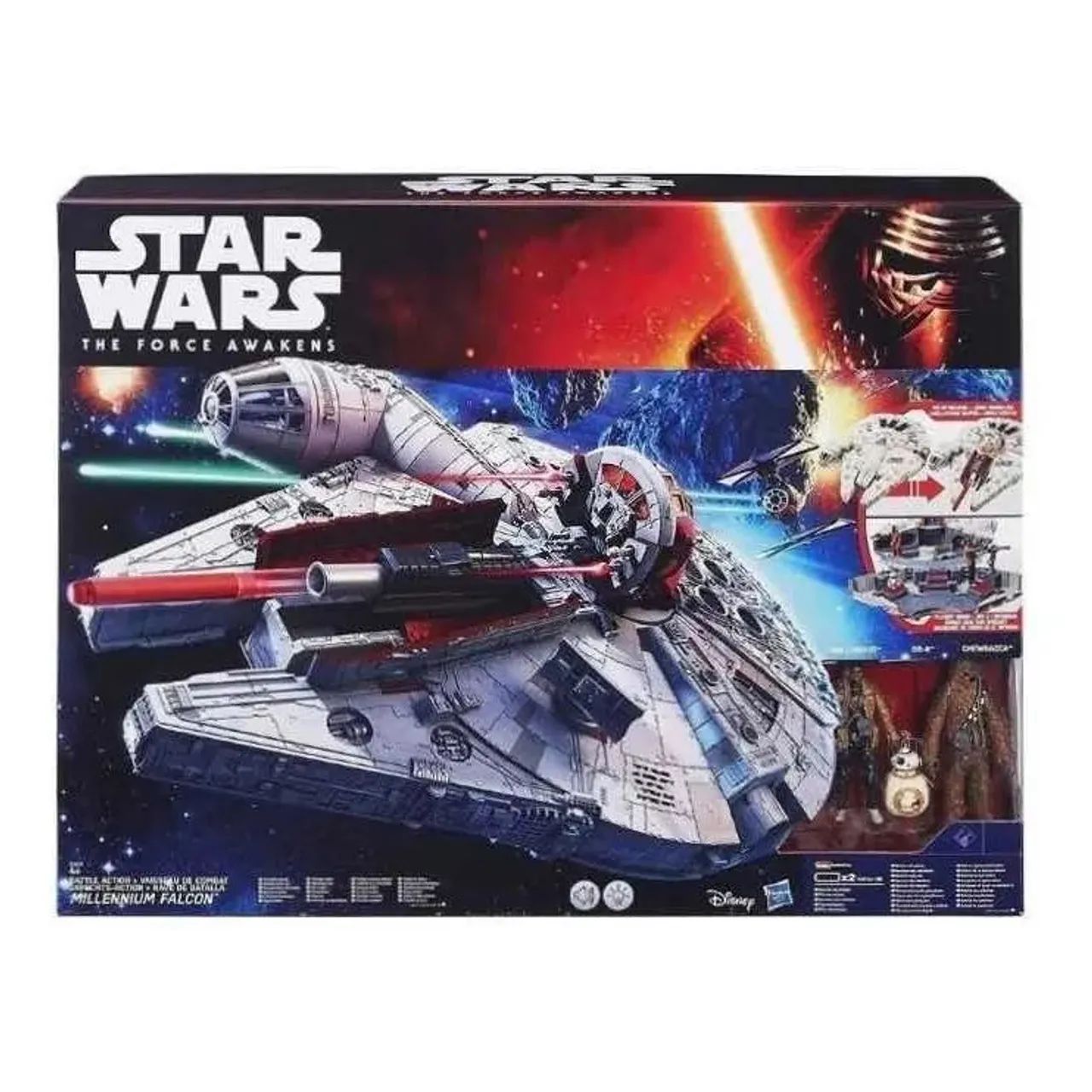 Nave de Batalha Millenium Falcon Star Wars Ep.Vii Hasbro Lacrada