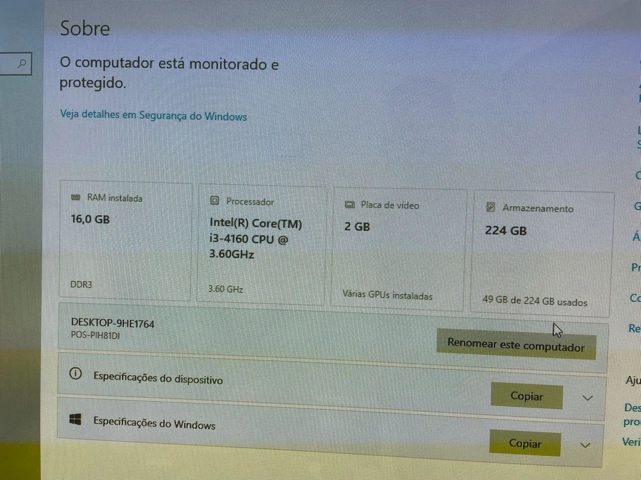 CPU i3 + GTX 1050 - Foto 4