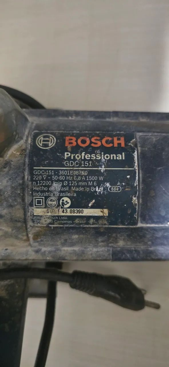 Serra marmore bosch.