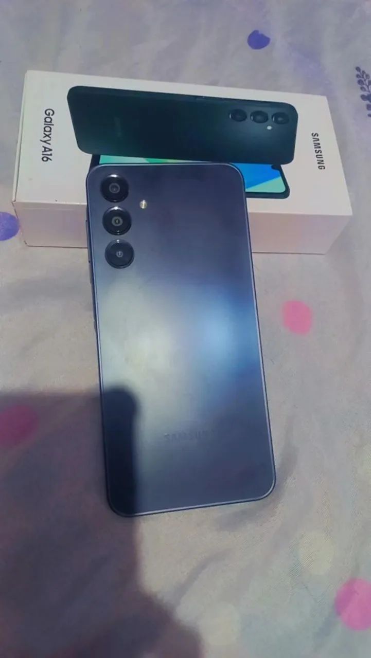 Vendo celular Samsung A 16 tudo normal com documentos  - Foto 4