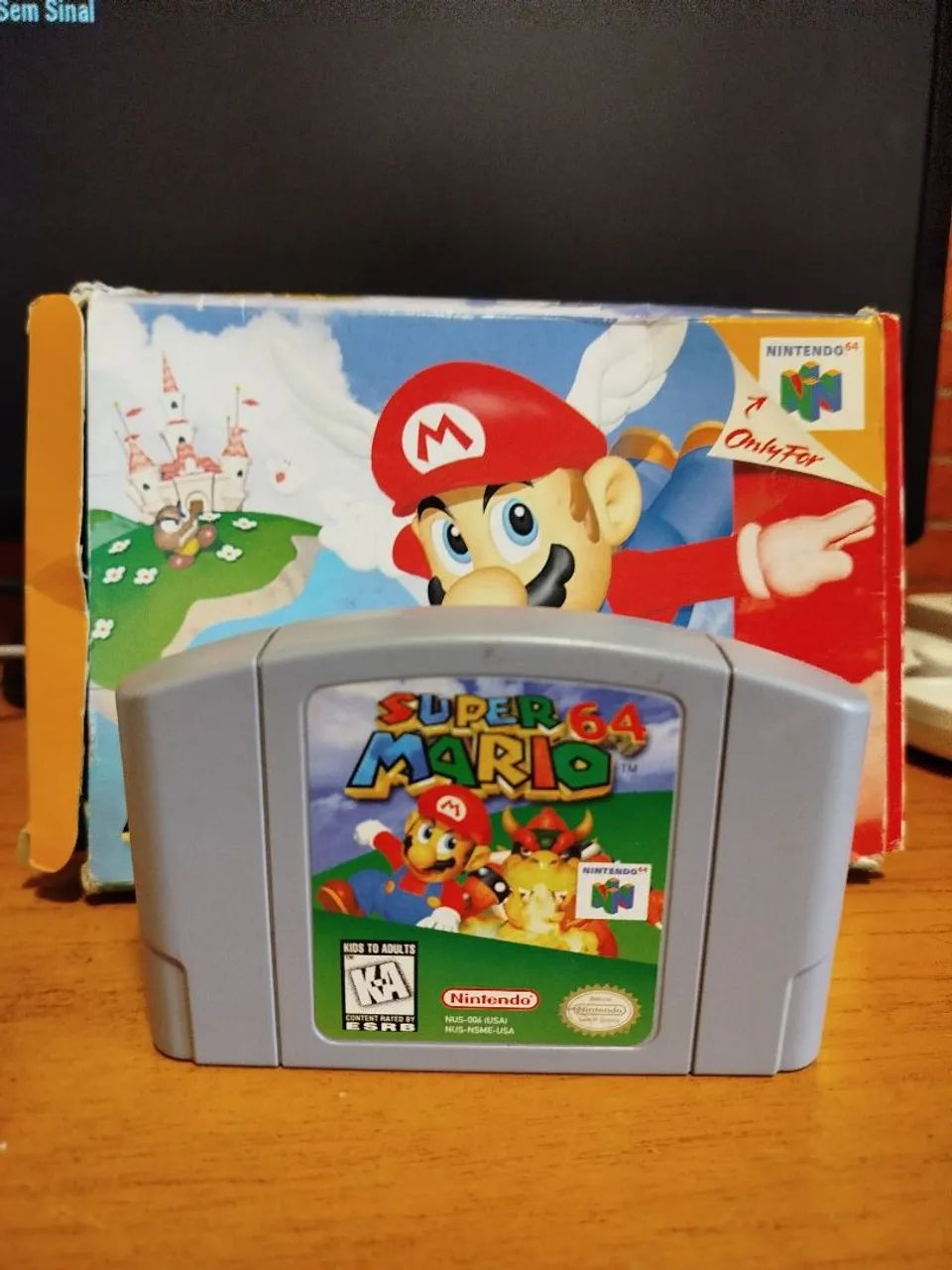 SUPER MARIO 64 + CAIXA ORIGINAL