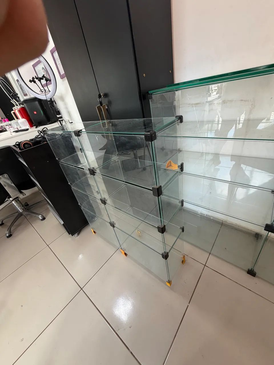 Expositor de vidro e prateleira. - Foto 4