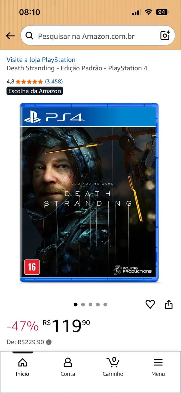 Death Stranding Playstation 4 Lacrado - Foto 2