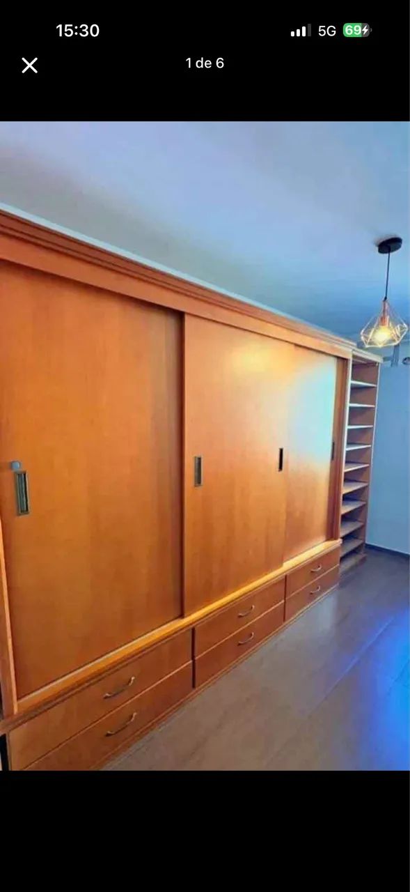 Guarda roupa de madeira  - Foto 3