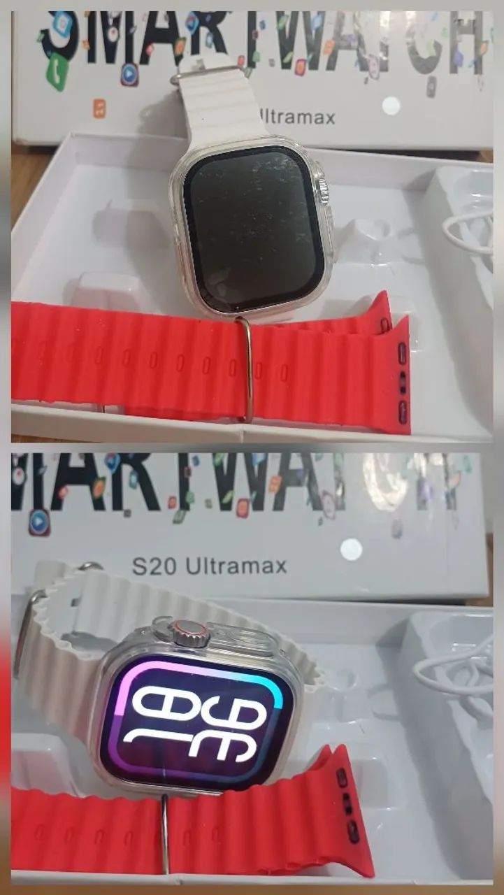 SMARTWATCH ULTRA COM PULSEIRA EXTRA  - Foto 5