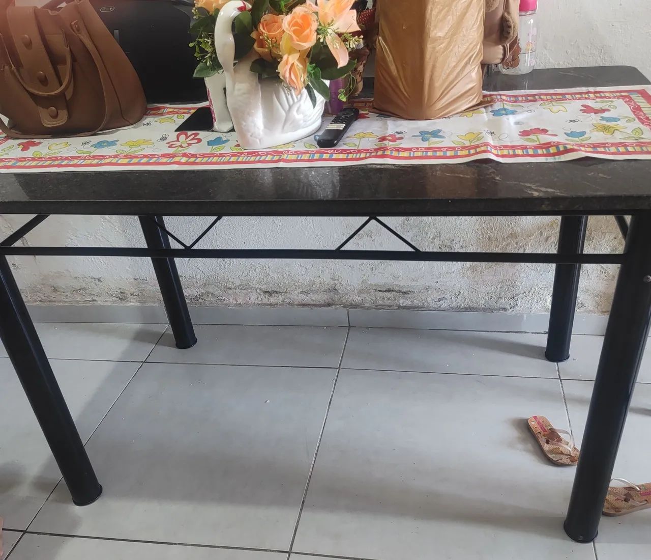MESA DE GRANITO PRETA (SÓ MESA) - Foto 2
