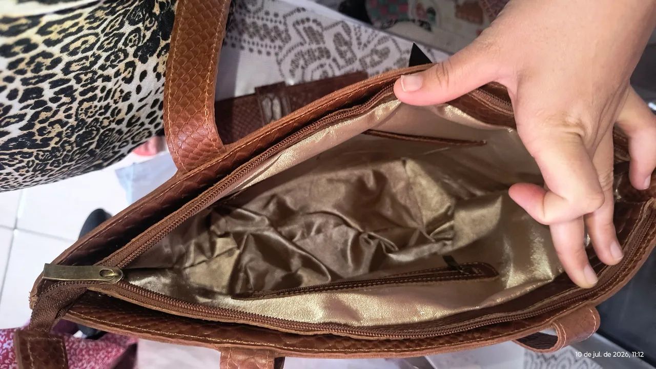 Bolsa de couro. - Foto 3