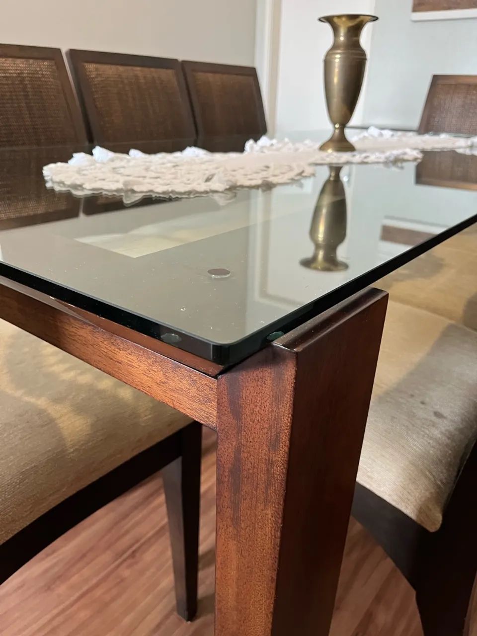 Mesa de jantar de 8 lugares de alto padrão  - Foto 3