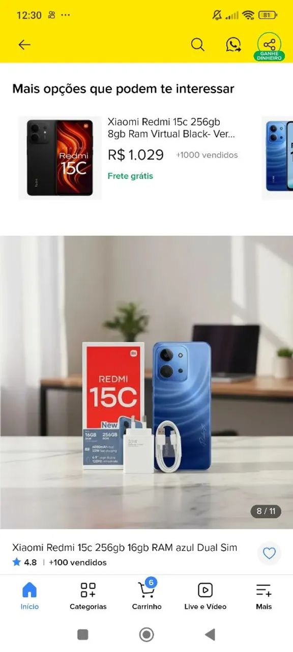 Celular Redmi 15c  - Foto 2
