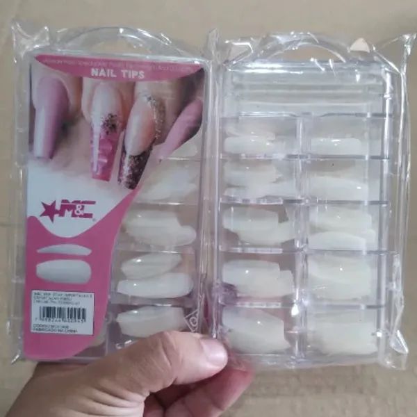 Unha Postiça Tips Unhas Bailarinas e Curva C a partir de R$8 a caixa - Foto 5