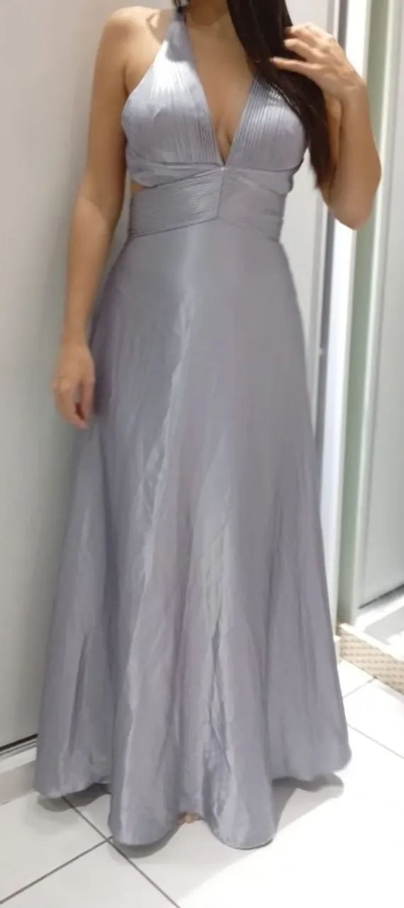 Vestido de cetim  - Foto 4