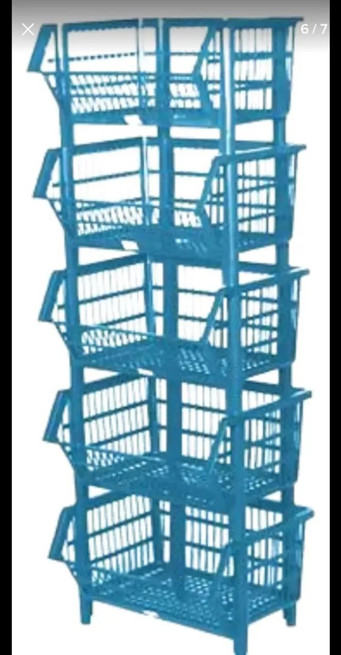 Basket Stackable Blue65115517681282120