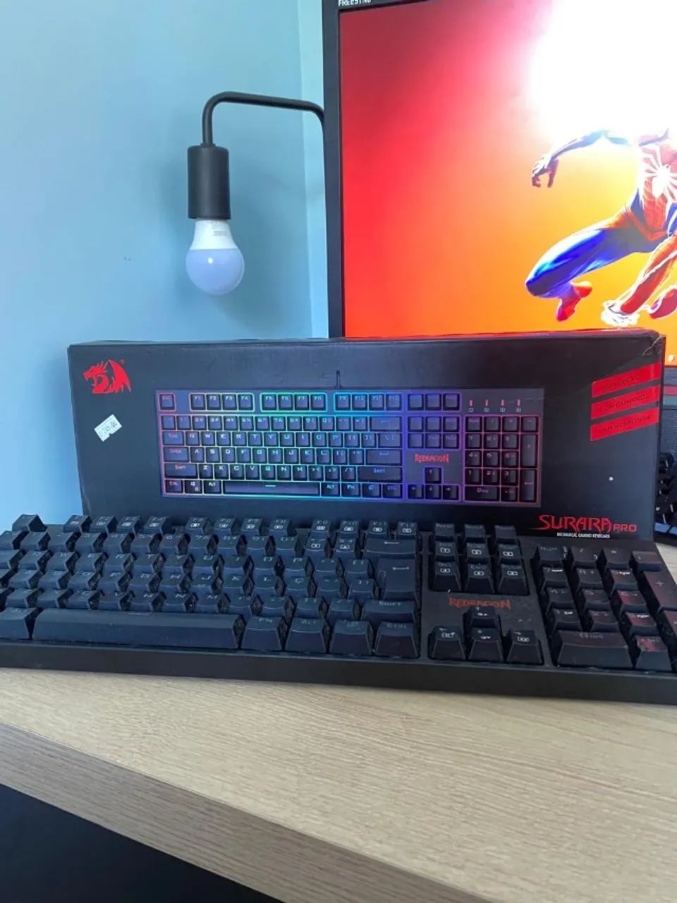 Teclado Red Dragon Surara Pro + Mouse T-Dagger - Foto 3