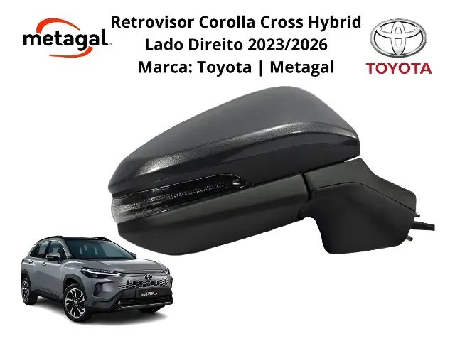 Retrovisor Toyota Corolla Cross Xre Xrx Gr - Sport Direito (Usado