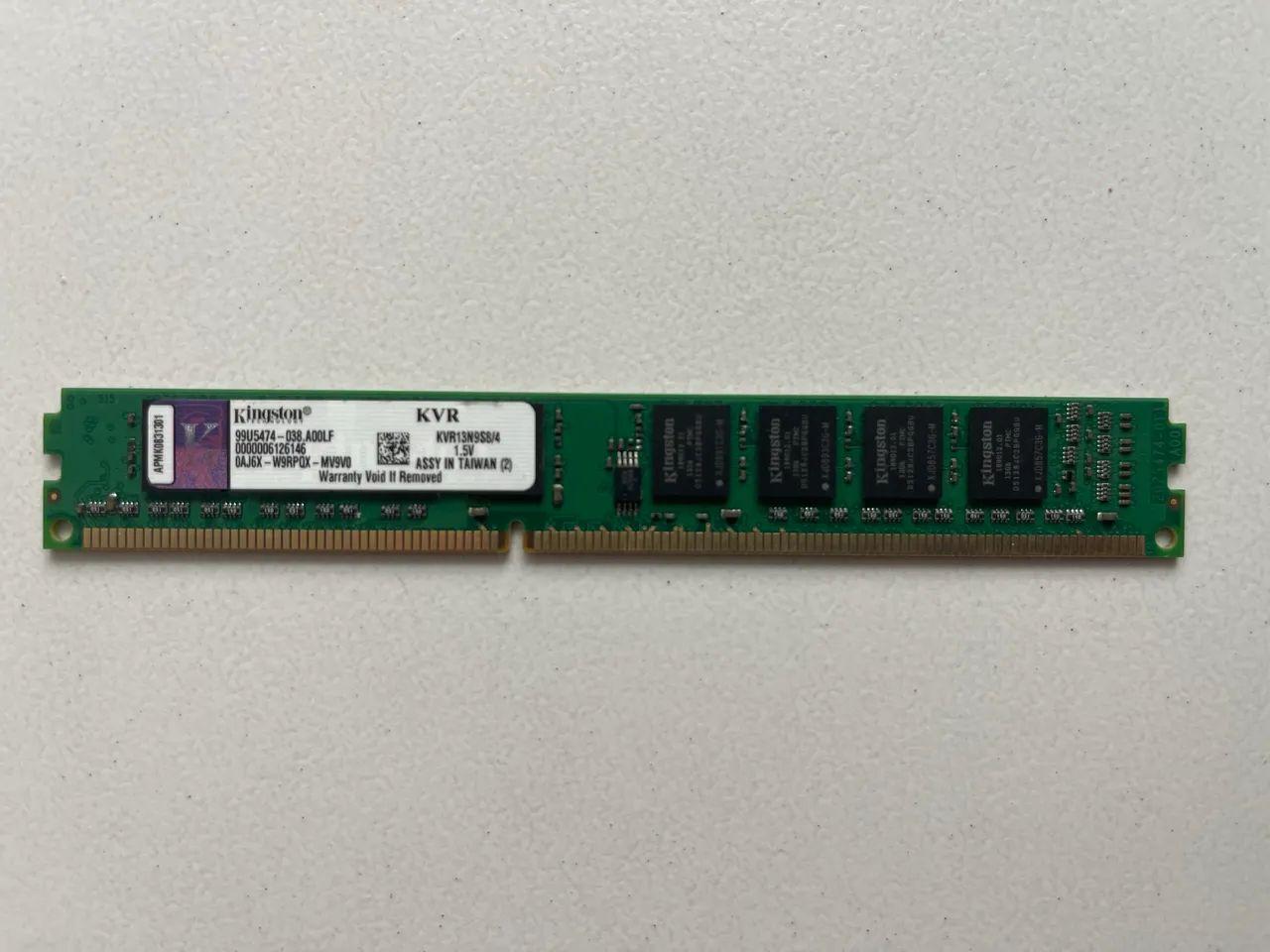 Memória Kingston DDR3 para desktop 4GB 