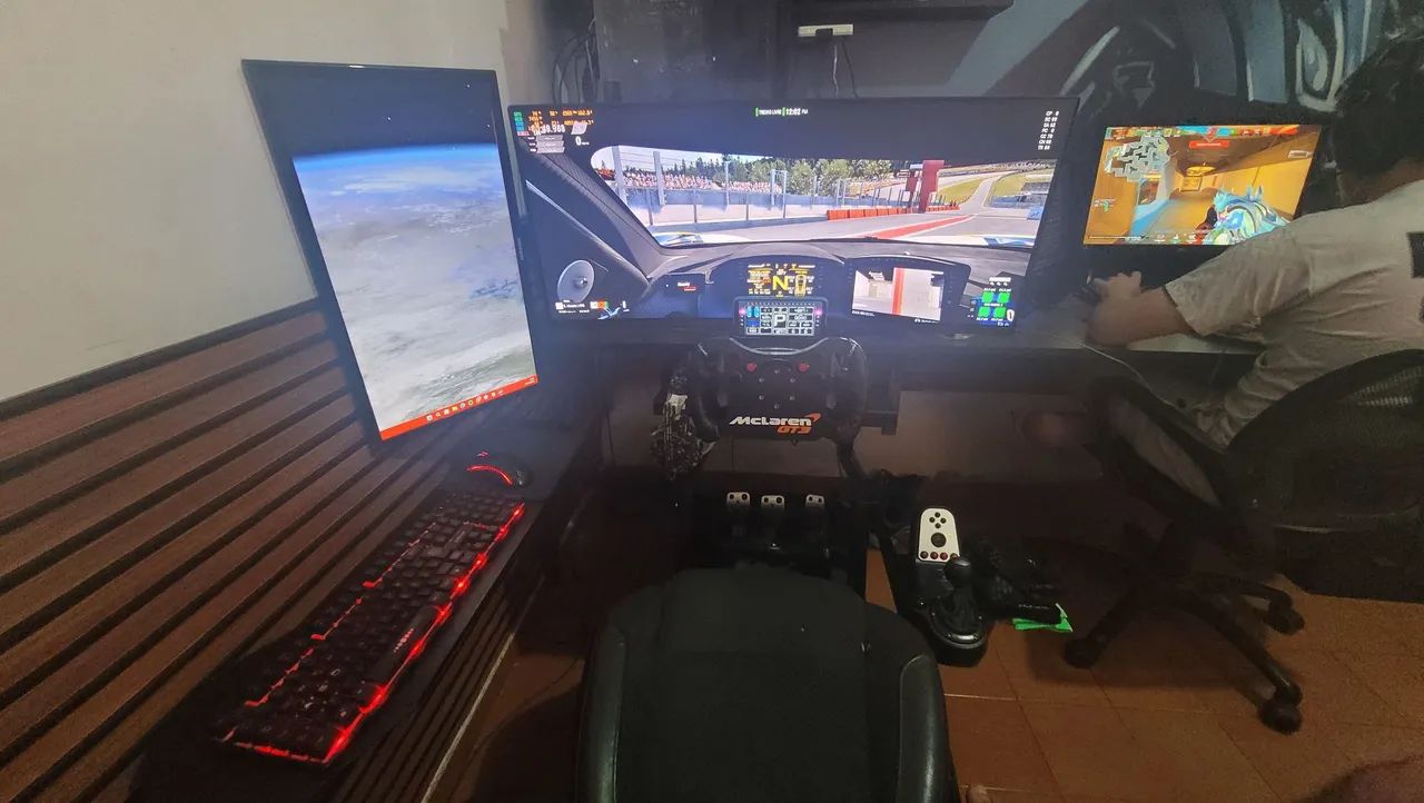 Volante logitch g27 e cockpit ... - Foto 4