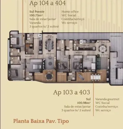 PLANTA 100m²