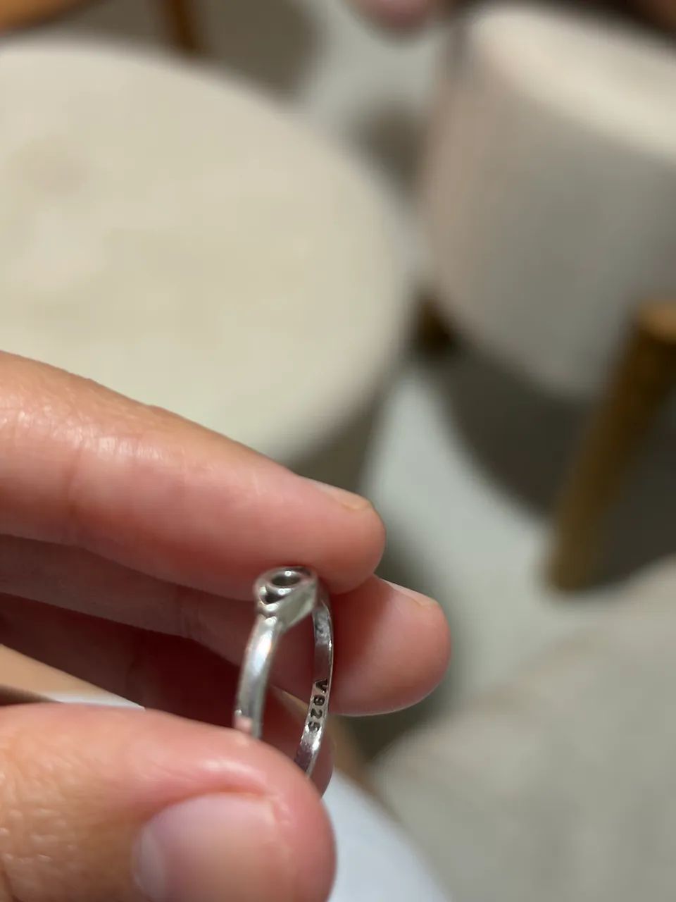 Anel prata Vivara original prata 925 com banho de ródio