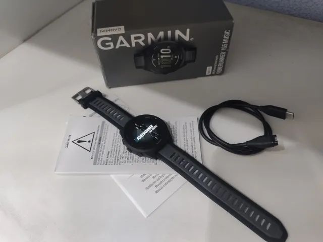 Relogio com GPS e frequencimetro Garmin Forerunner 165 Music